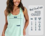 Art Nouveau Muse Women'S Racerback Tank Top, Witchy Stuff, Botanical Cottagecore Yoga Tank, Floral Moon Eclectic Clothing, Cute Boho Tank