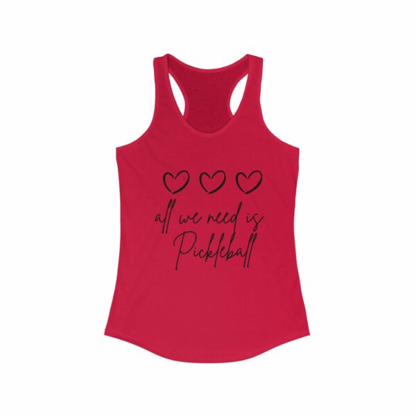 All We Need Is Pickleball Tank Top, Pickleball Tank Top Women, Workout Shirt, Pickle Ball Racerback Tank, Muscle Tank Tops