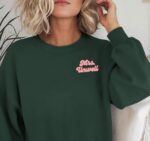 Sarcastic Funny Women Embroidered Sweatshirt Hilarious Soft Crewneck Comical Sweatshirt Amusing Cozy Embroidered Funny Crewneck Funny Gift