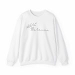Balance Crewneck Sweatshirt, Cozy Unisex Sweatshirt For Self-Care, Mindfulness Gift, Everyday Comfort, Relaxed Style, Minimalist