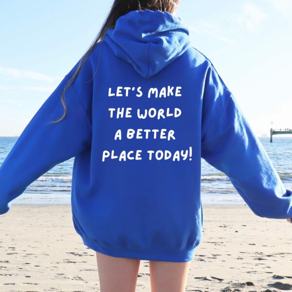 Womens Hoodie Inspirational Saying Positive Motivational Quote Sweatshirt Aesthetic Teen Girl Hoodies Trendy Words On The Back