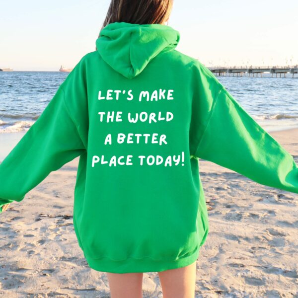 Womens Hoodie Inspirational Saying Positive Motivational Quote Sweatshirt Aesthetic Teen Girl Hoodies Trendy Words On The Back